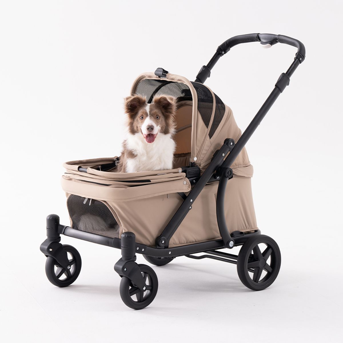 폼포라펫(POMPORAPET) 클래식 웨건 강아지유모차 펫웨견 5color