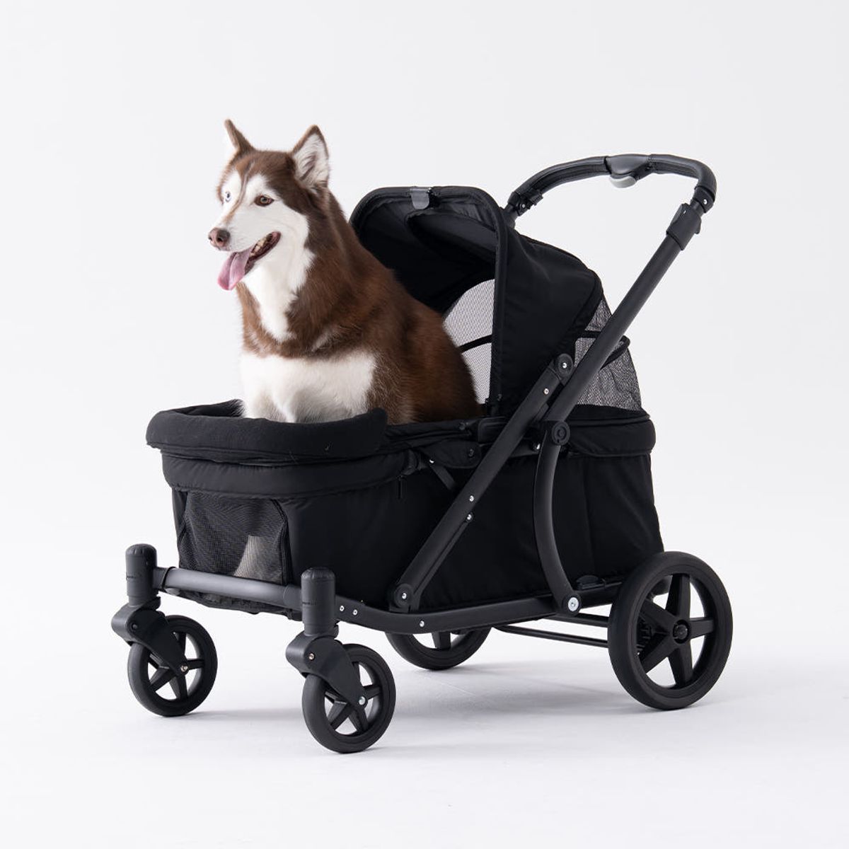 폼포라펫(POMPORAPET) 디럭스 웨건 대형견 유모차 펫웨건 3color