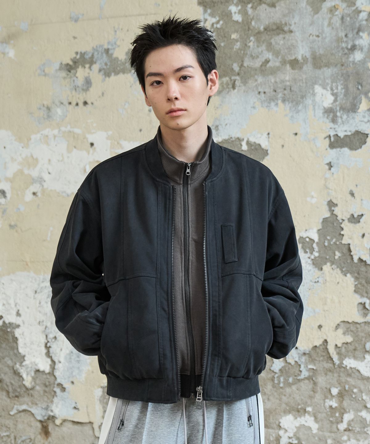 비긴202(BEGIN202) 씨마크 빈티지 워시드 점퍼