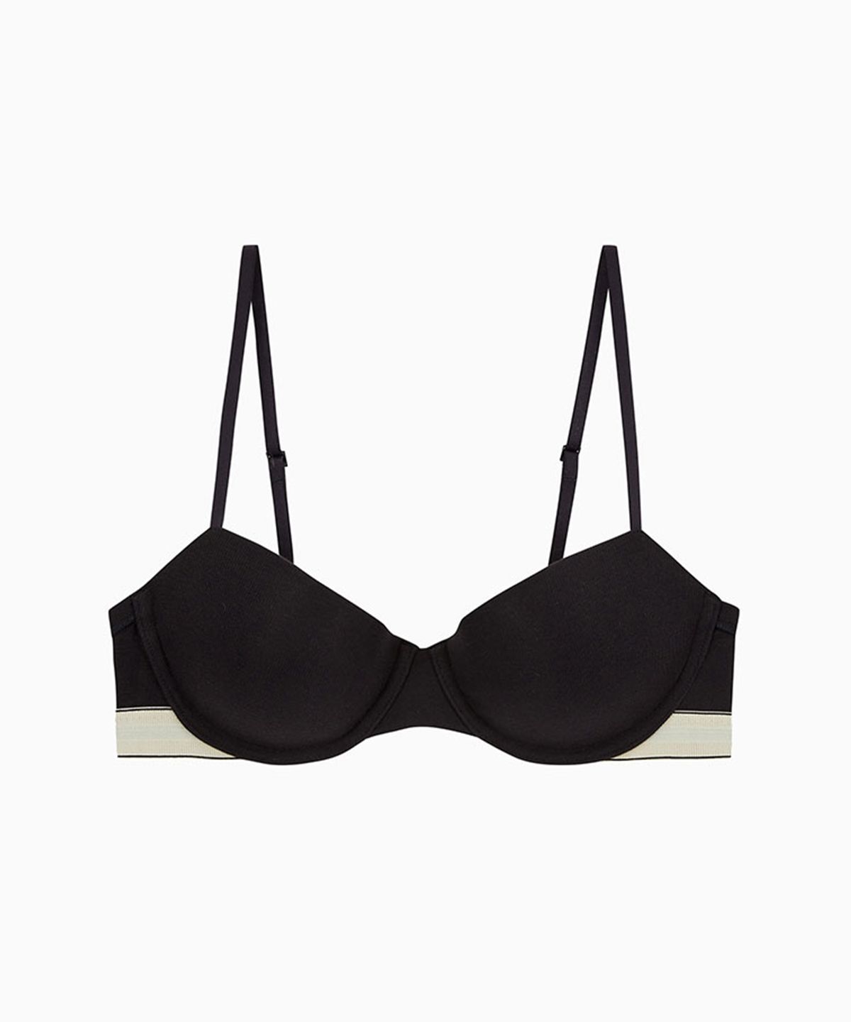 캘빈클라인 언더웨어(CALVIN KLEIN UNDERWEAR) 여성 헤리티지 코튼 업리프트 데미 브라_QF8452UB1