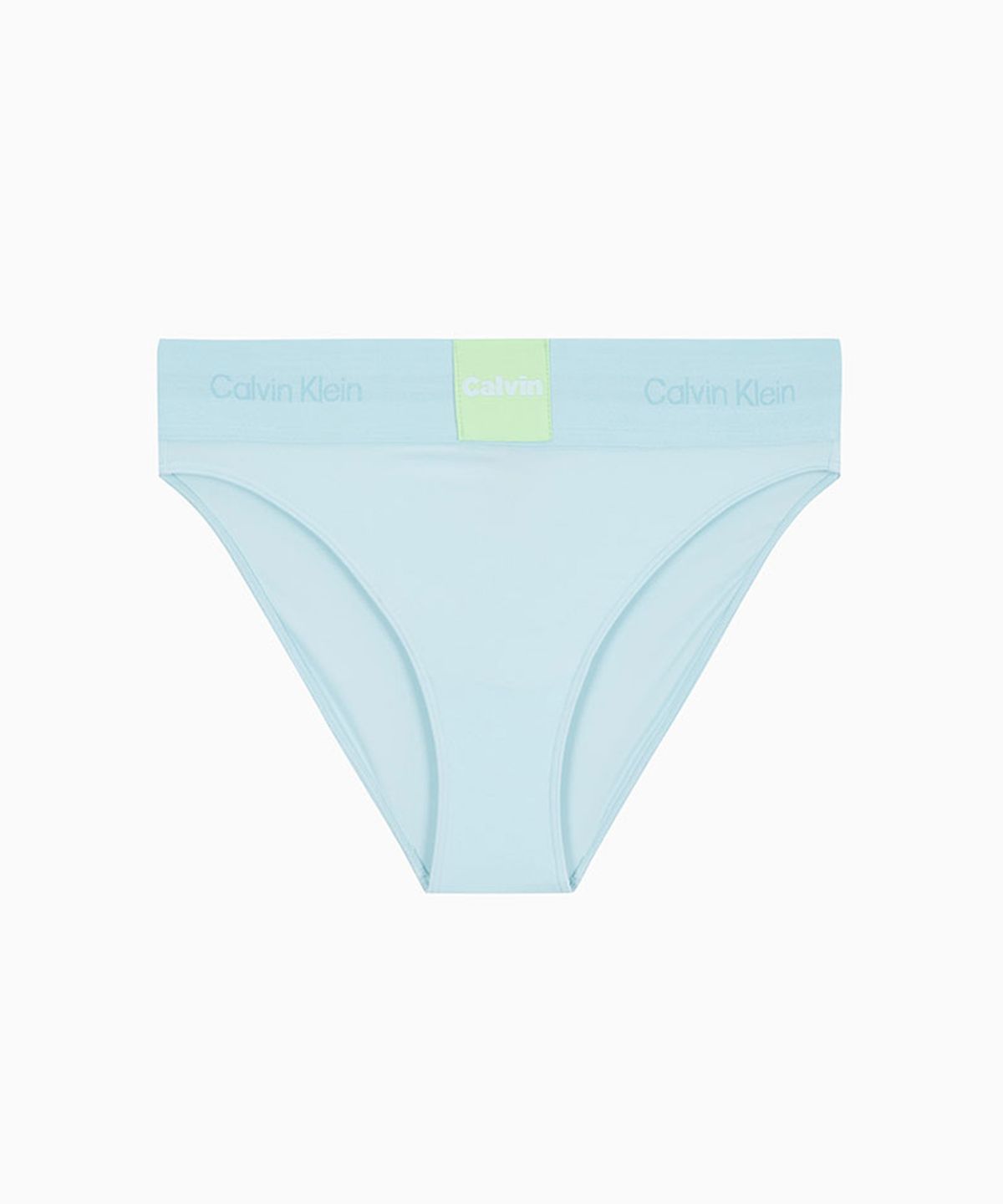 캘빈클라인 언더웨어(CALVIN KLEIN UNDERWEAR) 여성 모던 로고 패치 마이크로 하이웨이스트 비키니_QF8611WDB