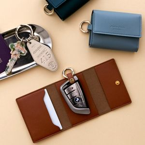 [각인] 커스텀 가죽 카드수납 차 키케이스 자동차 스마트 키커버 홀더 5color
