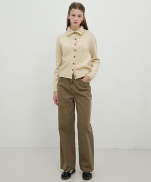 와이드 컬러 데님 팬츠 OJ5AL8320