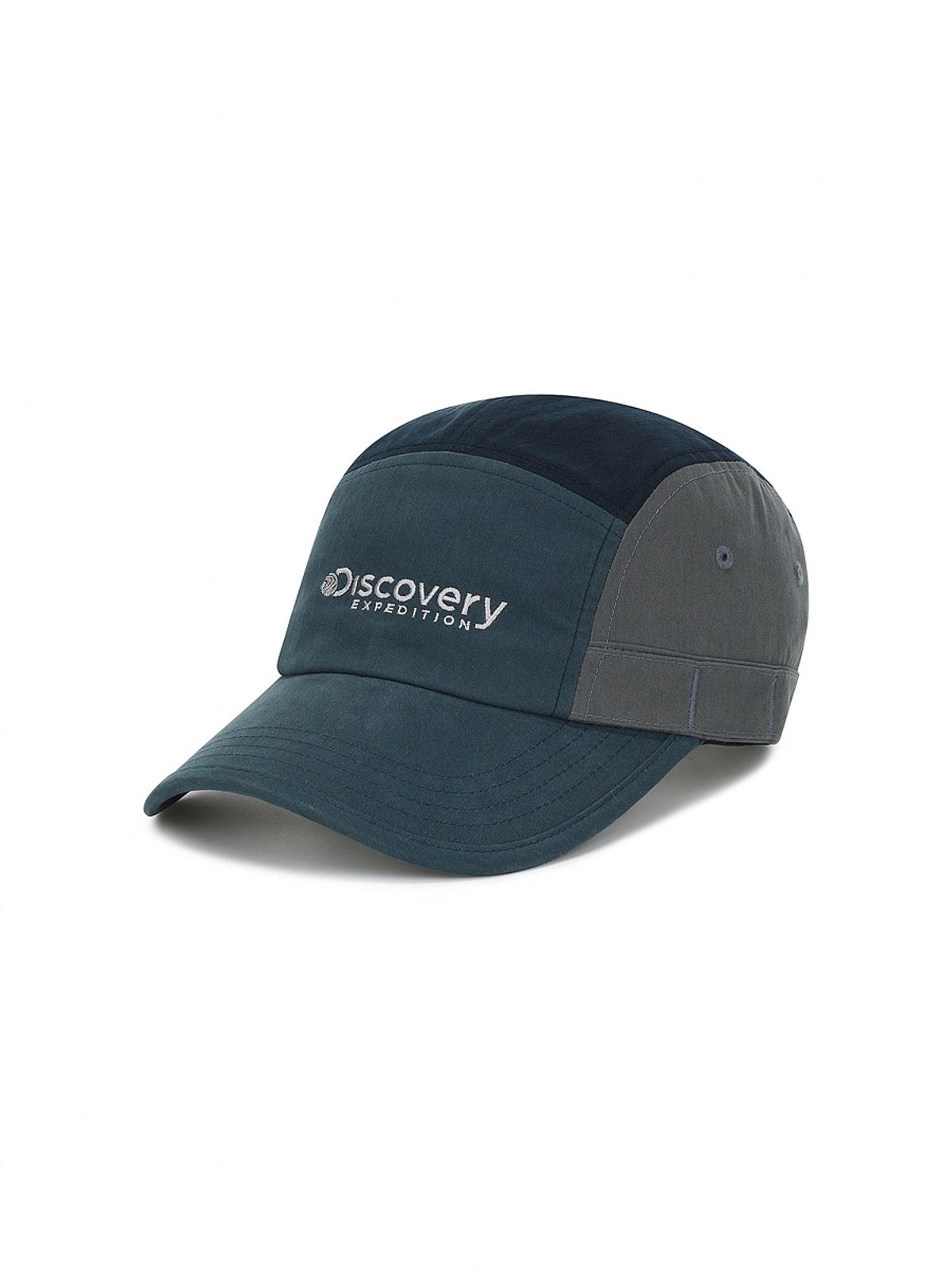 디스커버리 익스페디션(DISCOVERY EXPEDITION) 워싱 코튼 컬러블럭 캠프캡 (D/BLUE)