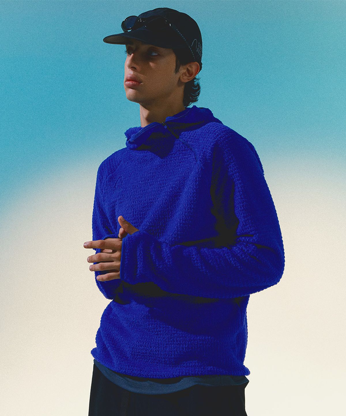시에라디자인(SIERRA DESIGNS) 모스(MOSS) 폴라텍 알파 다이렉트 120 후디 BLUE