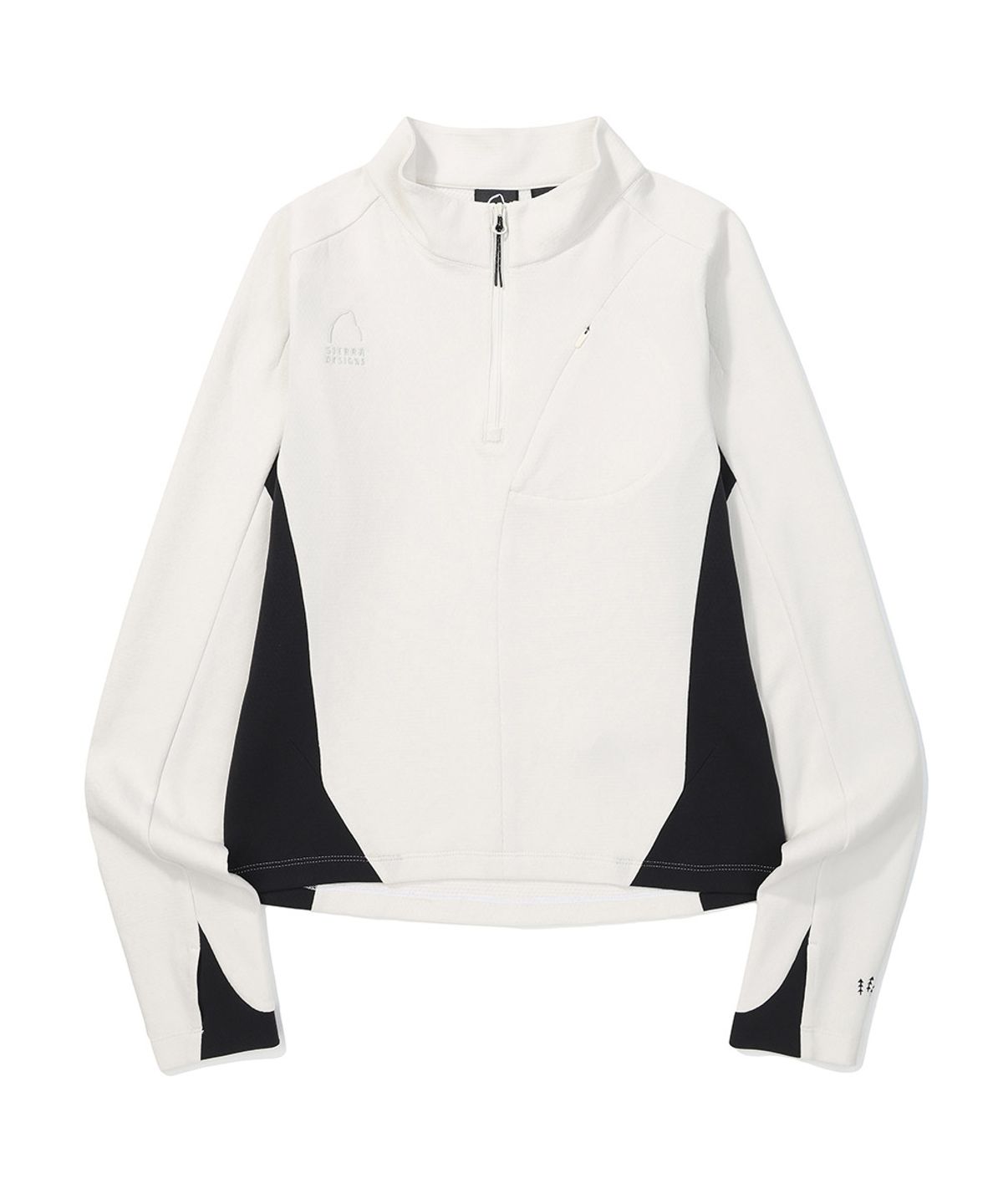 시에라디자인(SIERRA DESIGNS) W) 로사(ROSA) 델타픽 하프 집업 롱 슬리브 IVORY