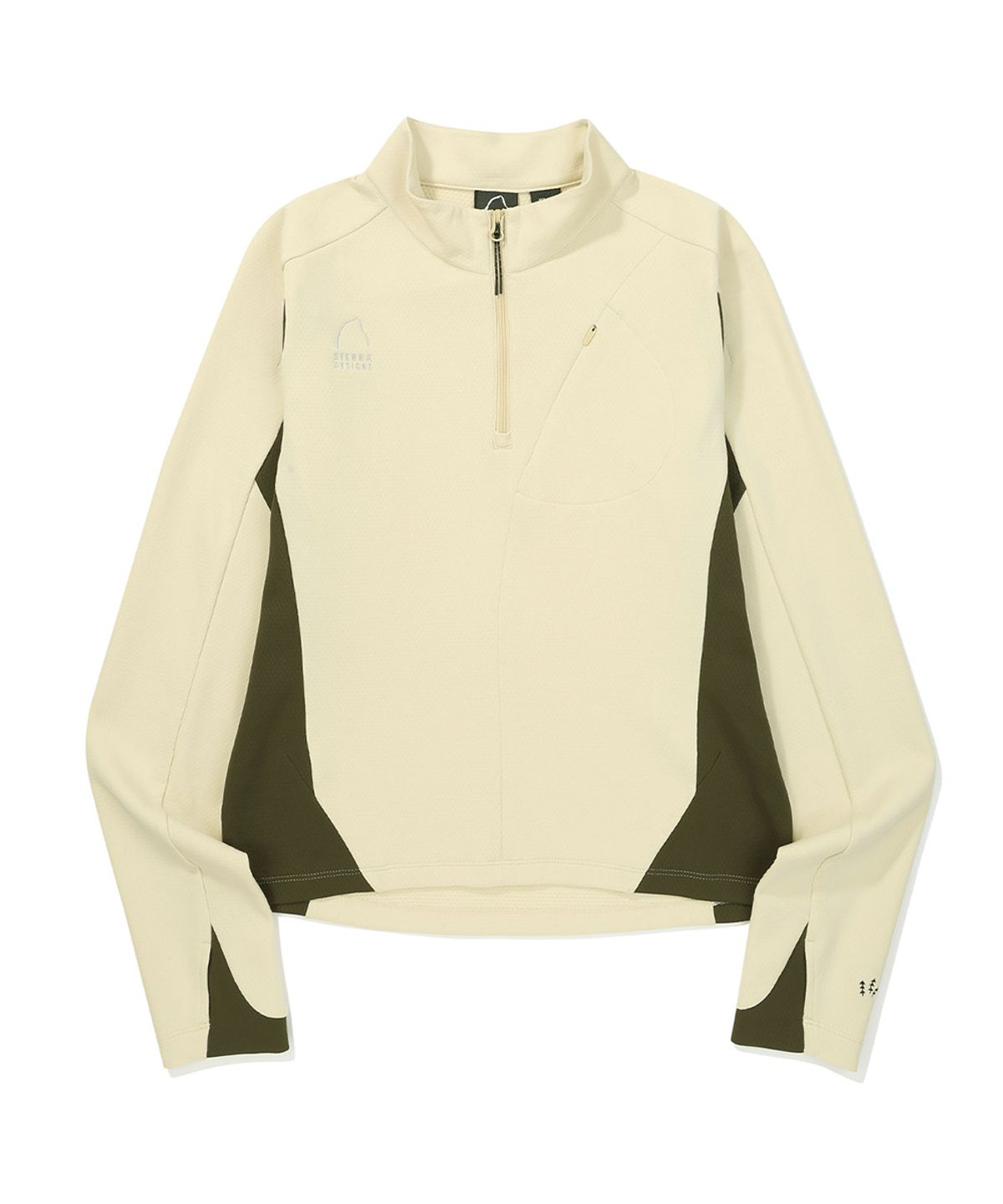시에라디자인(SIERRA DESIGNS) W) 로사(ROSA) 델타픽 하프 집업 롱 슬리브 LEMON YELLOW