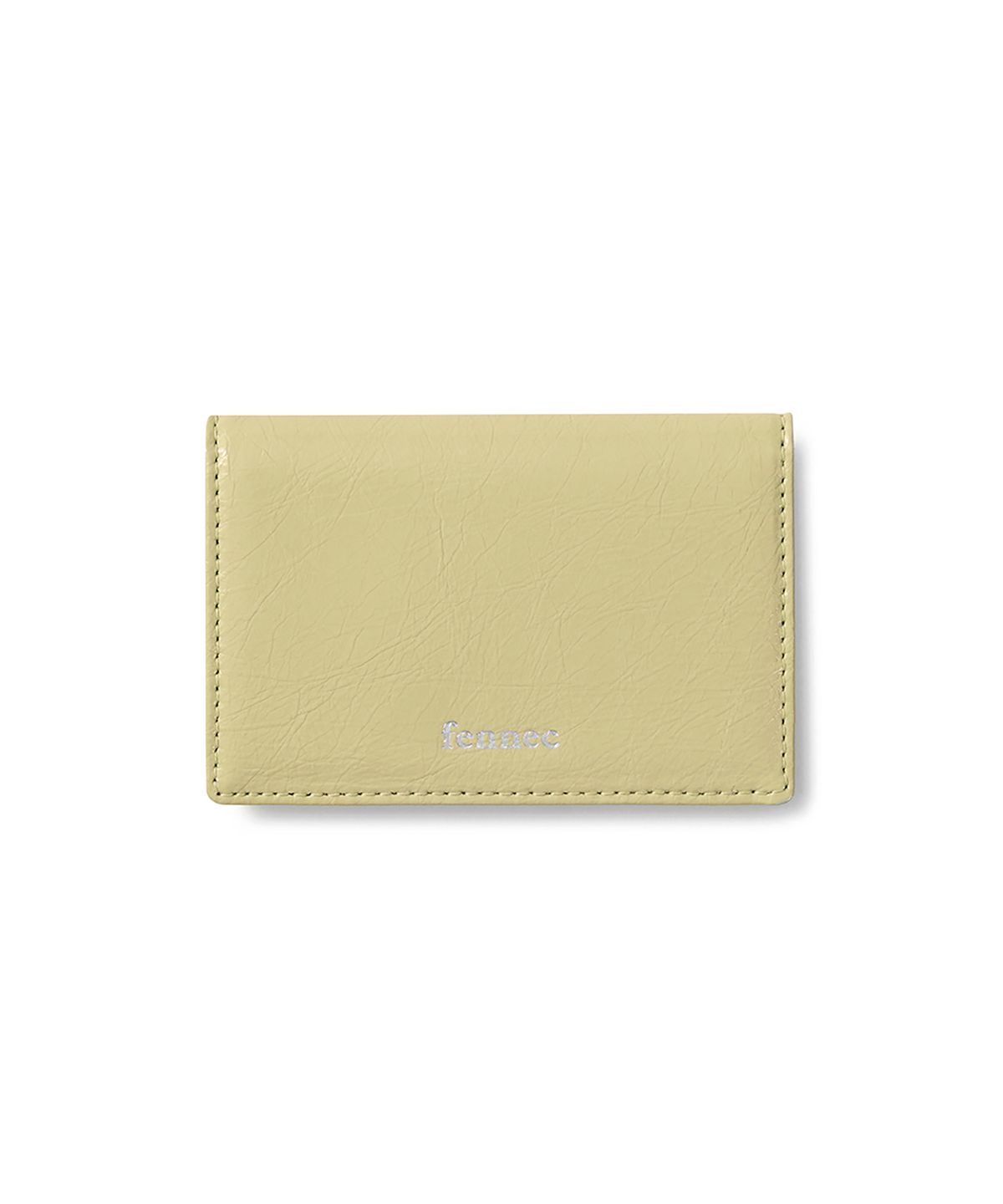 페넥(FENNEC) CRINKLE SOFT CARD CASE - SOFT OLIVE