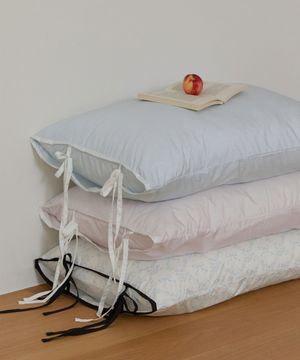 소프타 알러지케어 실크코튼필 리본 베개커버 3종