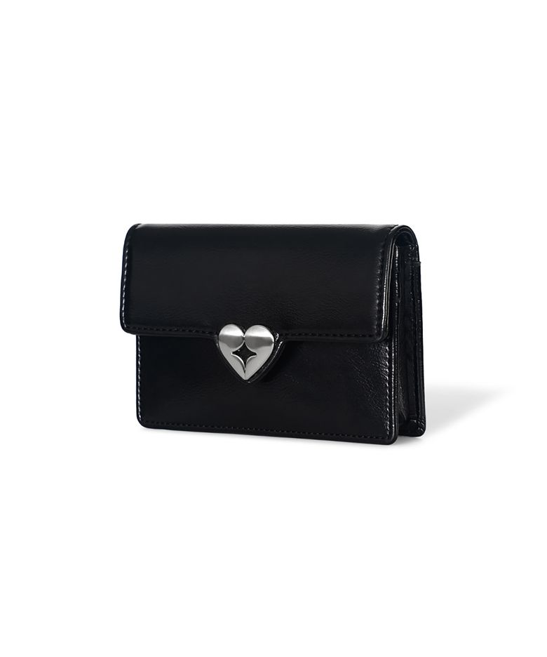 HEARTY NAME POCKET - BLACK