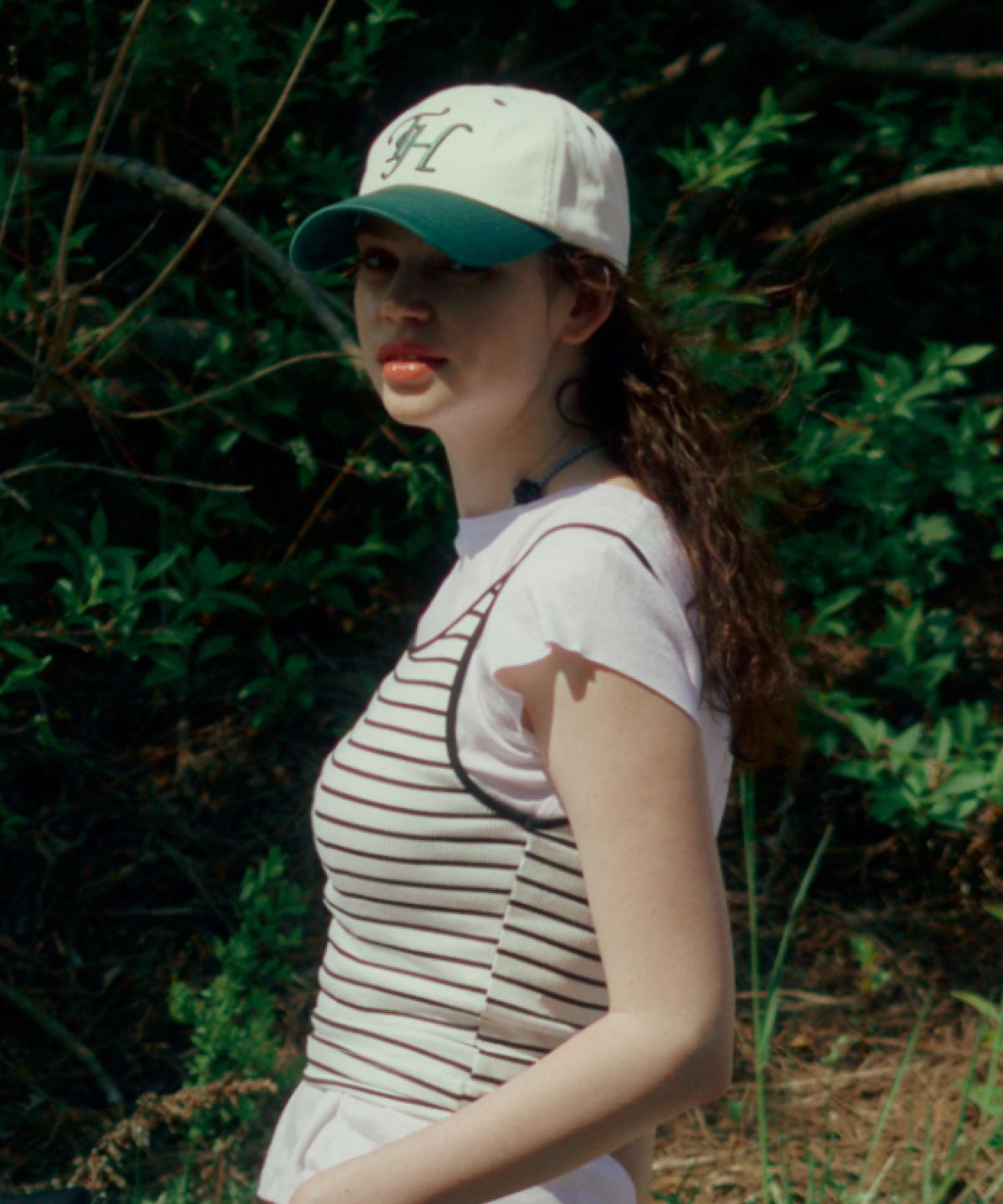 트래픽하모니(TRAFFIC HARMONY) BASIC SHAPE TH LOGO BALLCAP_GREEN