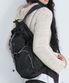 AIRY POCKET BACKPACK - DOT BLACK
