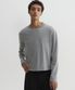 크롭 롱슬리브 그레이