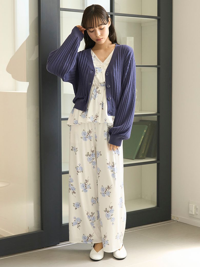 AIRY MOCO 리브 숏 가디건 PWNT254066