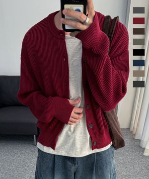 [데일리룸 X 로템버] 아카이브 코튼 크롭 니트 가디건 [ 8 COLOR ]