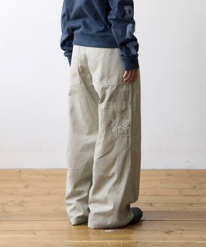 TCM stitch cargo pants (beige grey)