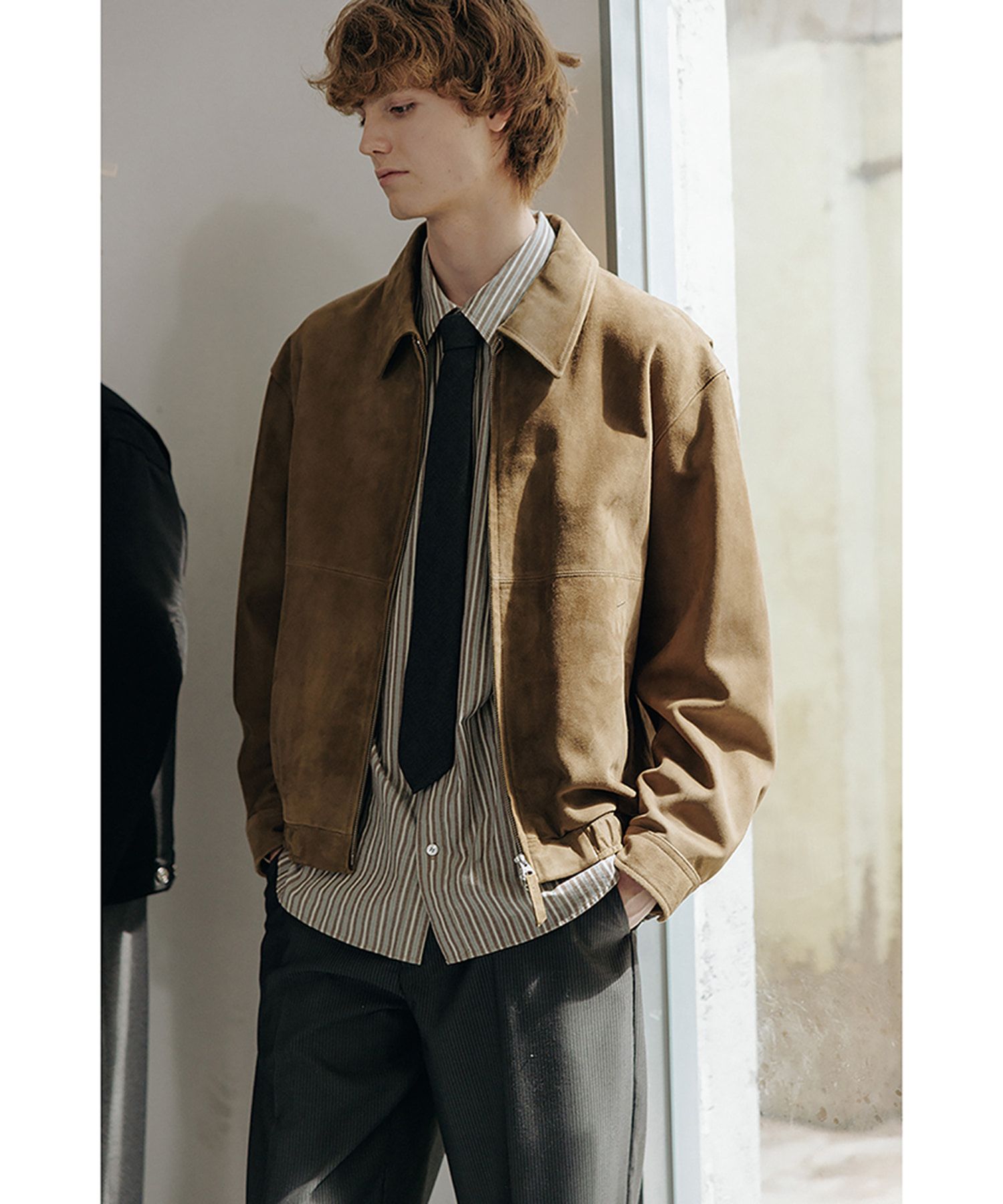MUSINSA | DUNST SUEDE DRIZZLER JACKET_UNISEX_UDJU5C107_SOFT KHAKI
