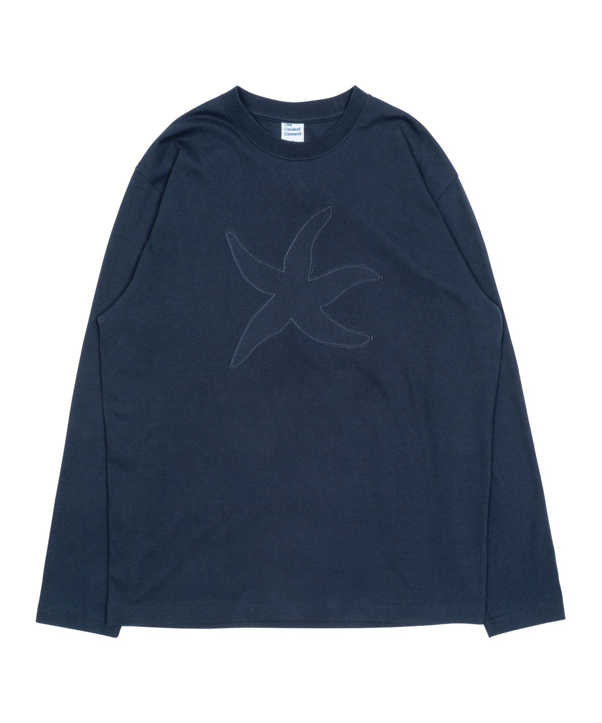 더콜디스트모먼트(THE COLDEST MOMENT) TCM vintage logo long sleeve (navy)