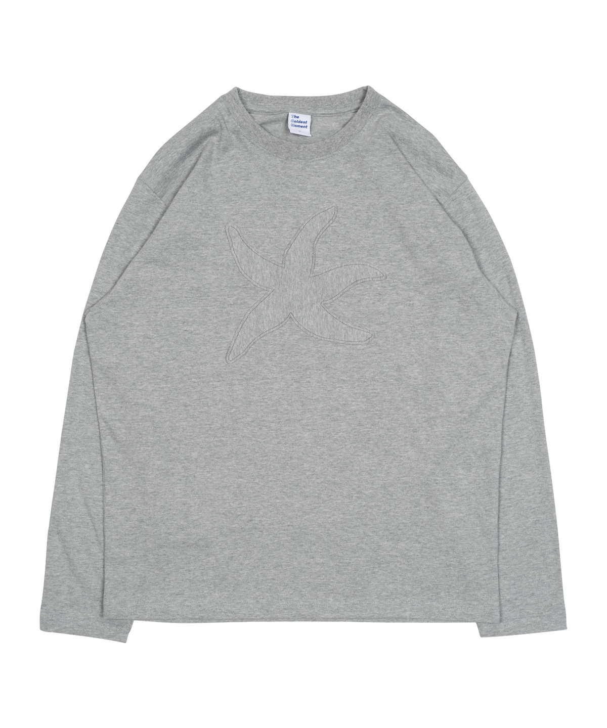 더콜디스트모먼트(THE COLDEST MOMENT) TCM vintage logo long sleeve (grey)