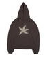 TCM starfish contour hoodie (brown)