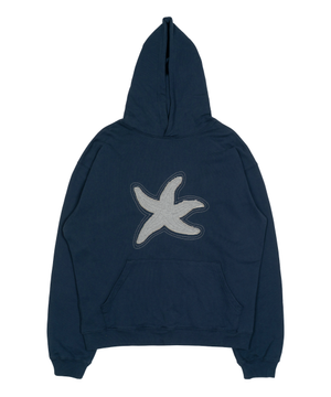 TCM starfish contour hoodie (navy)