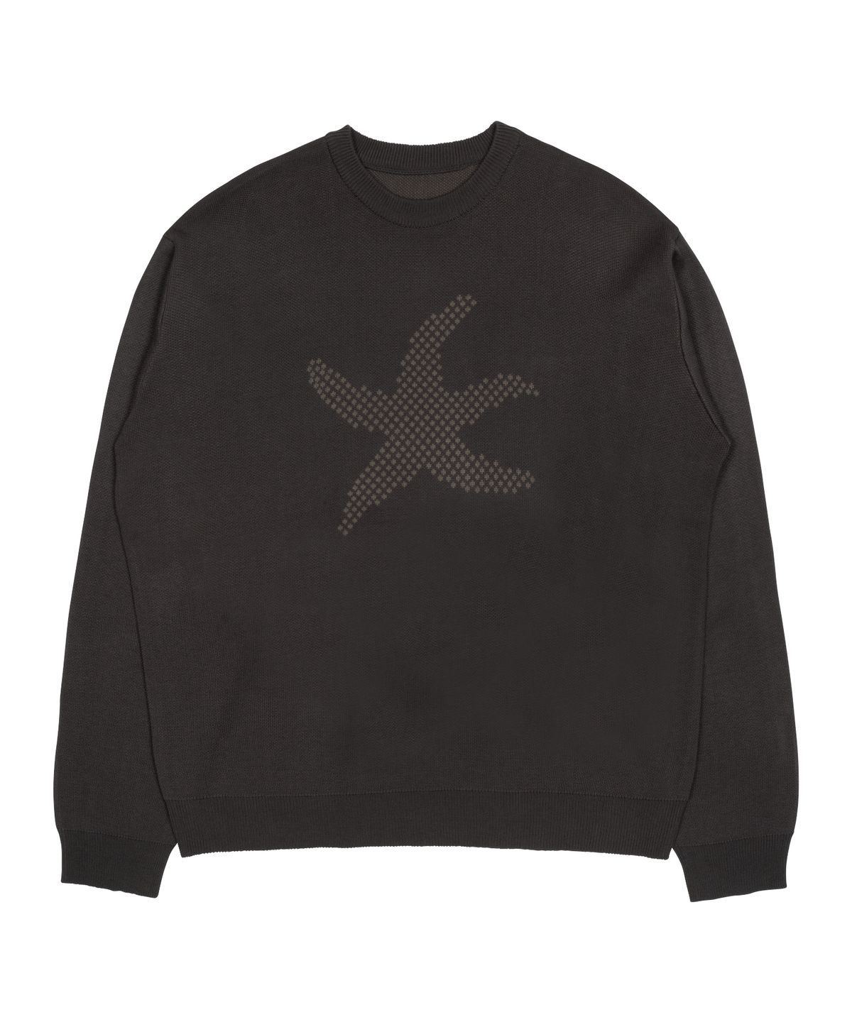 더콜디스트모먼트(THE COLDEST MOMENT) TCM starfish logo knit (charcoal)