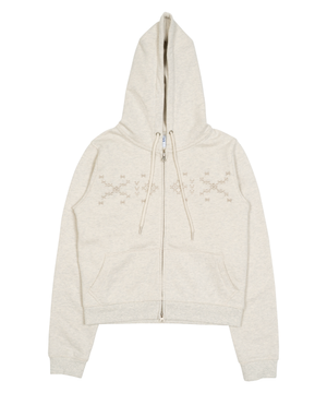 TCM nordic hooded zip-up (oatmeal)