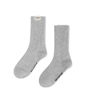 W REGULAR LOGO SOCKS light gray
