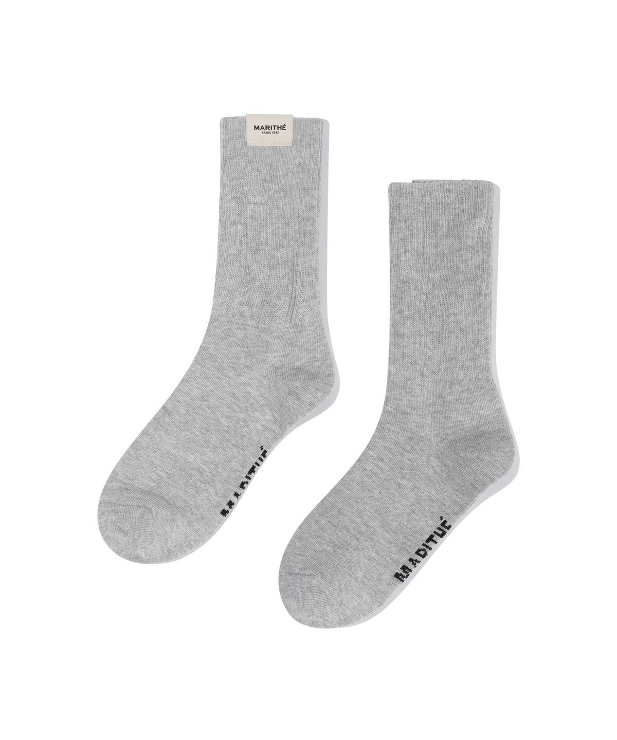 마리떼 프랑소와 저버(MARITHÉ + FRANҪOIS GIRBAUD) W REGULAR LOGO SOCKS light gray
