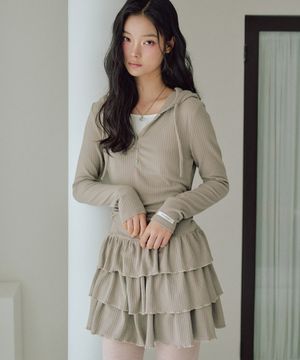 에바 레이어드 튜튜 원피스 [MOCHA]