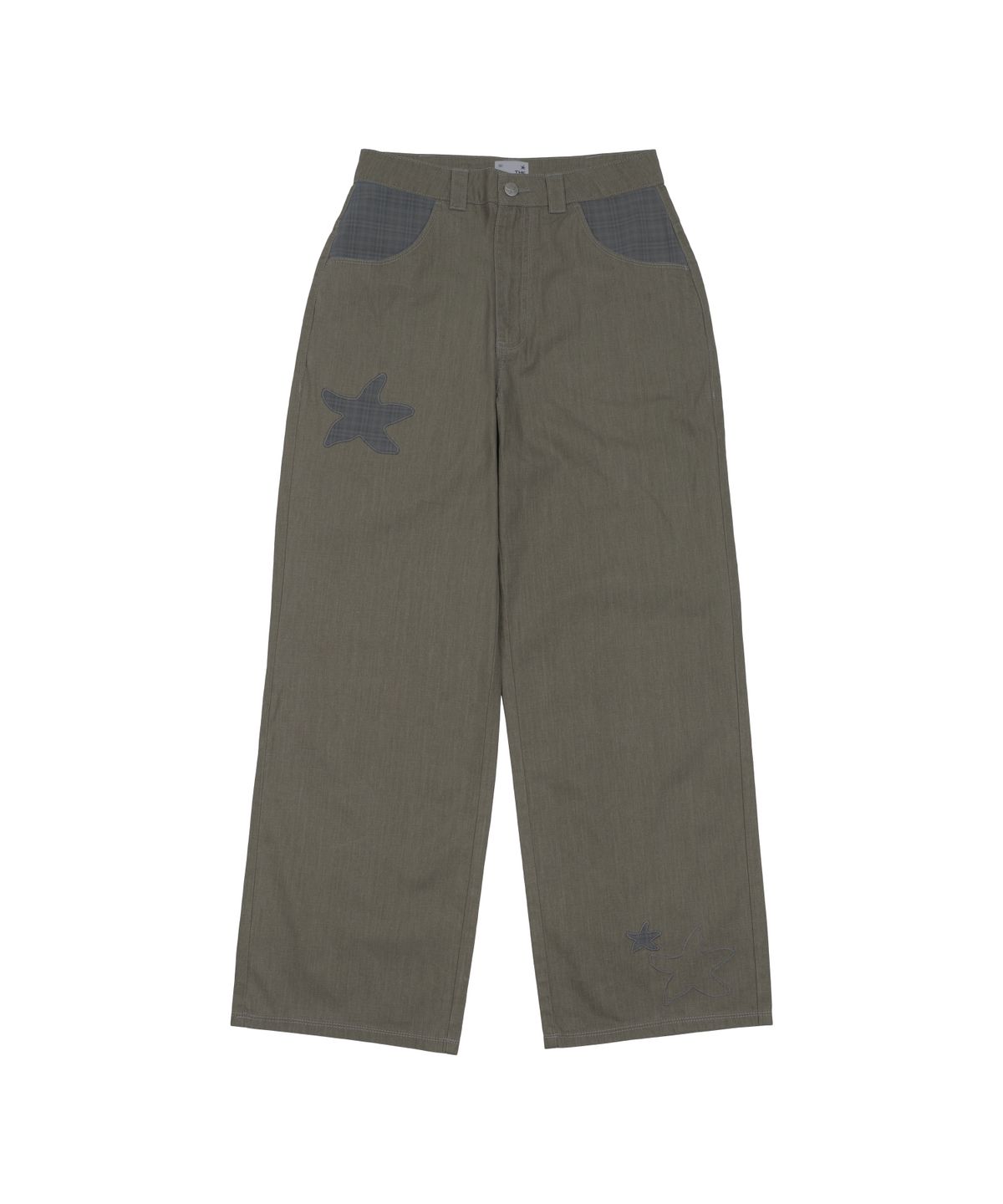 더콜디스트모먼트(THE COLDEST MOMENT) TCM starfish patch pants (khaki beige)