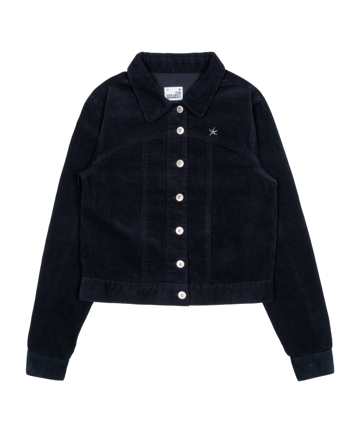 더콜디스트모먼트(THE COLDEST MOMENT) (w) TCM mini logo work jacket (navy)