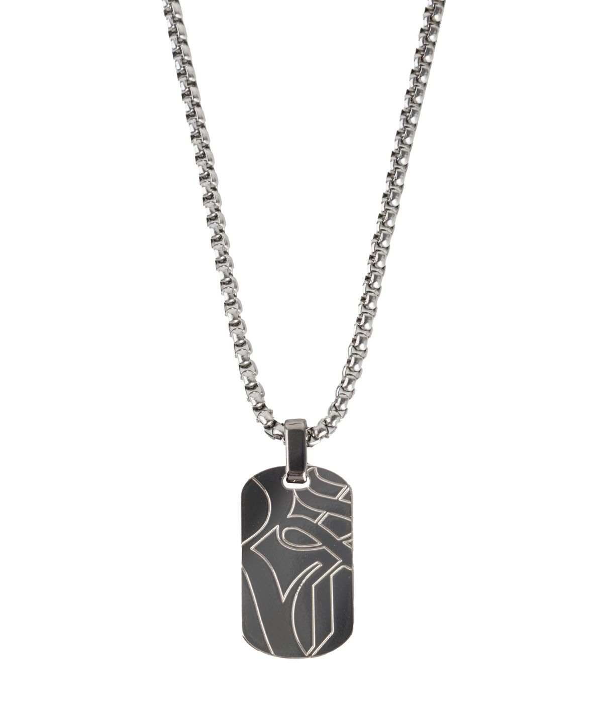 알에스에스씨(RSSC) ENLARGED LOGO NECKLACE - SILVER