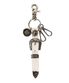 WESTERN BELT 2WAY KEYRING - IVORY