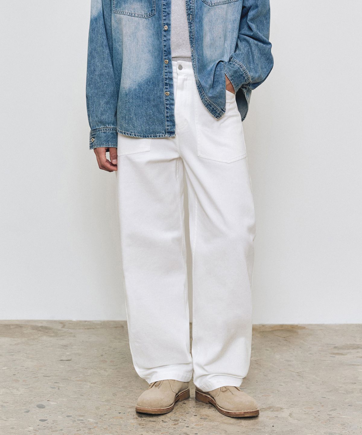 데케트(DECET) M35 Fatigue Pants DCPT065White