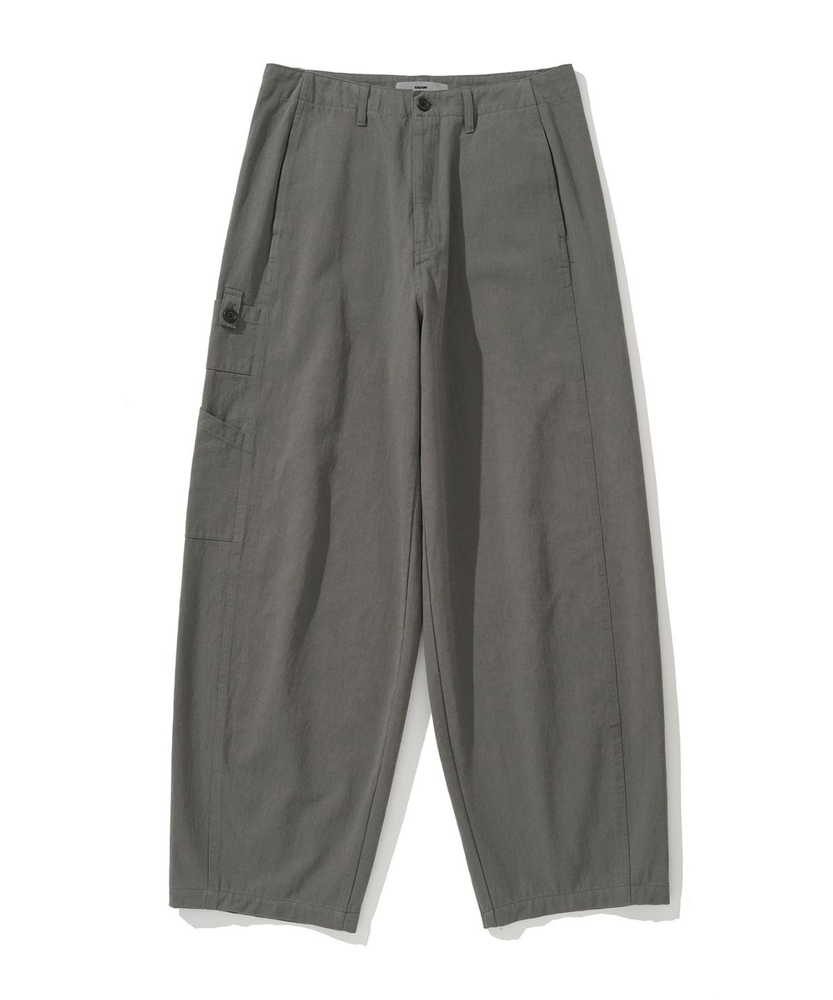 시도(SIIIIDO) FORD SD FRONT LINE CURVED COTTON PANTS #1