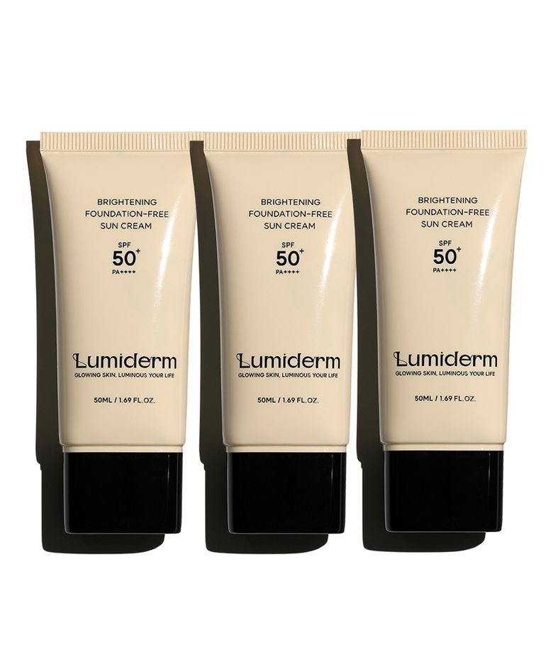 브라이트닝 파데프리 선크림 50ml SPF50+ PA++++ 3개