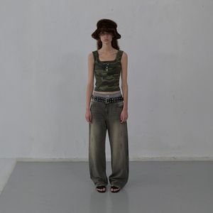 PEACHED SEMI-WIDE DENIM (GREY)