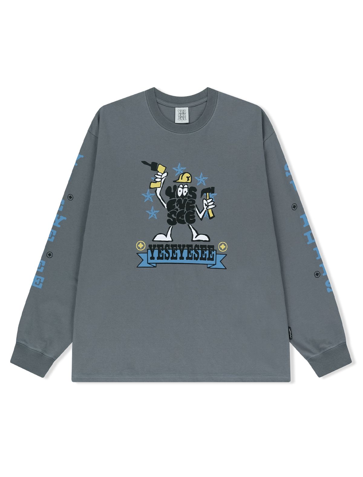 예스아이씨(YESEYESEE) Y.E.S Supplies L/S Dark Grey