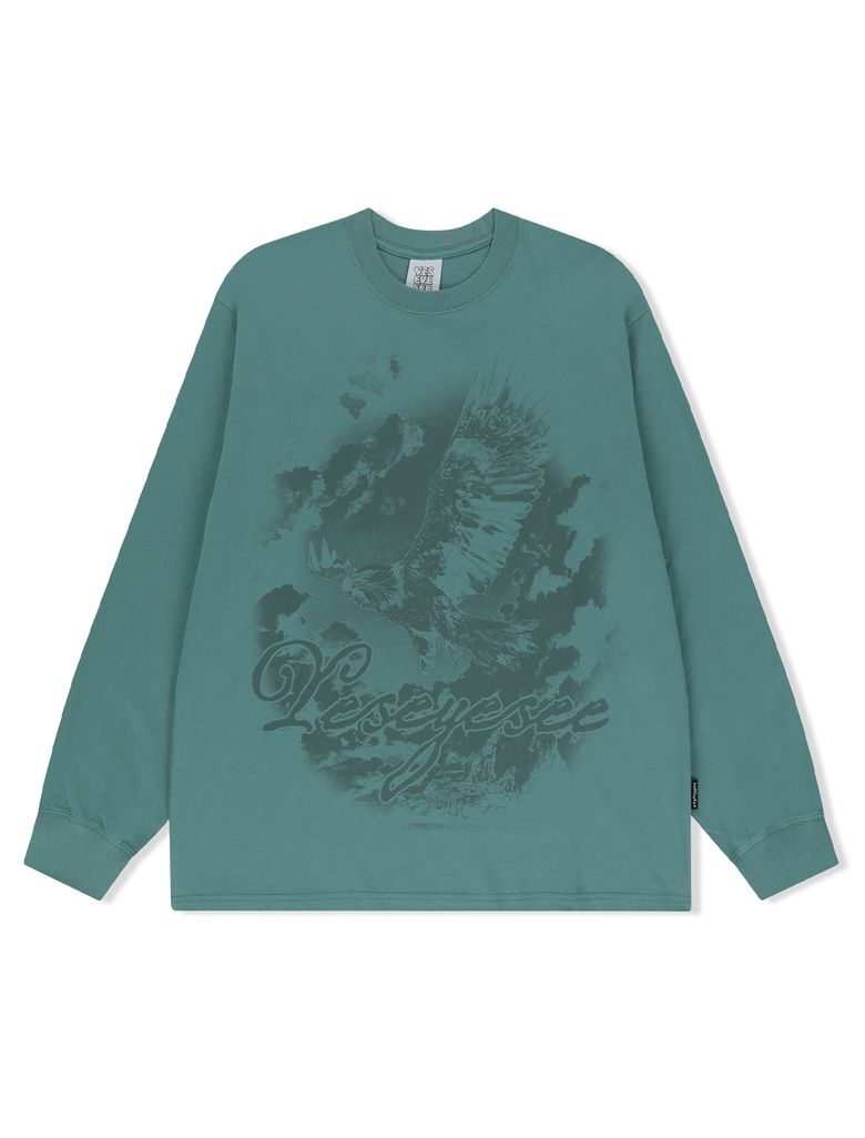 Flying Eagle L/S Teal