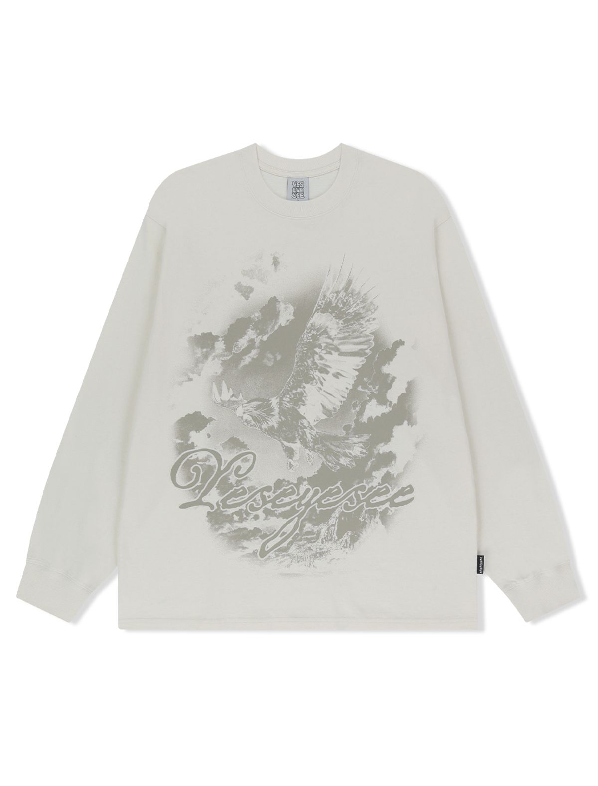 예스아이씨(YESEYESEE) Flying Eagle L/S Off White