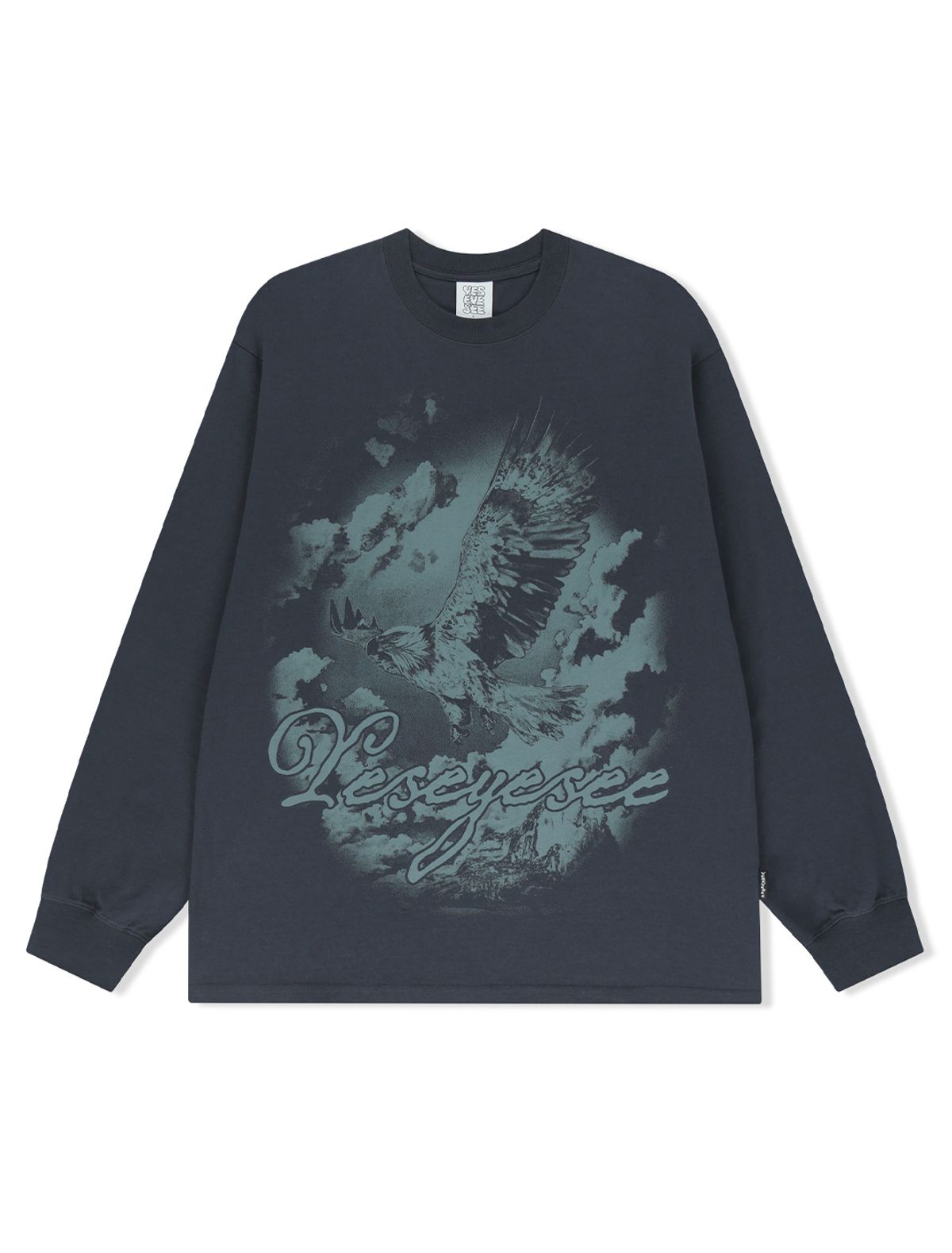 예스아이씨(YESEYESEE) Flying Eagle L/S Charcoal