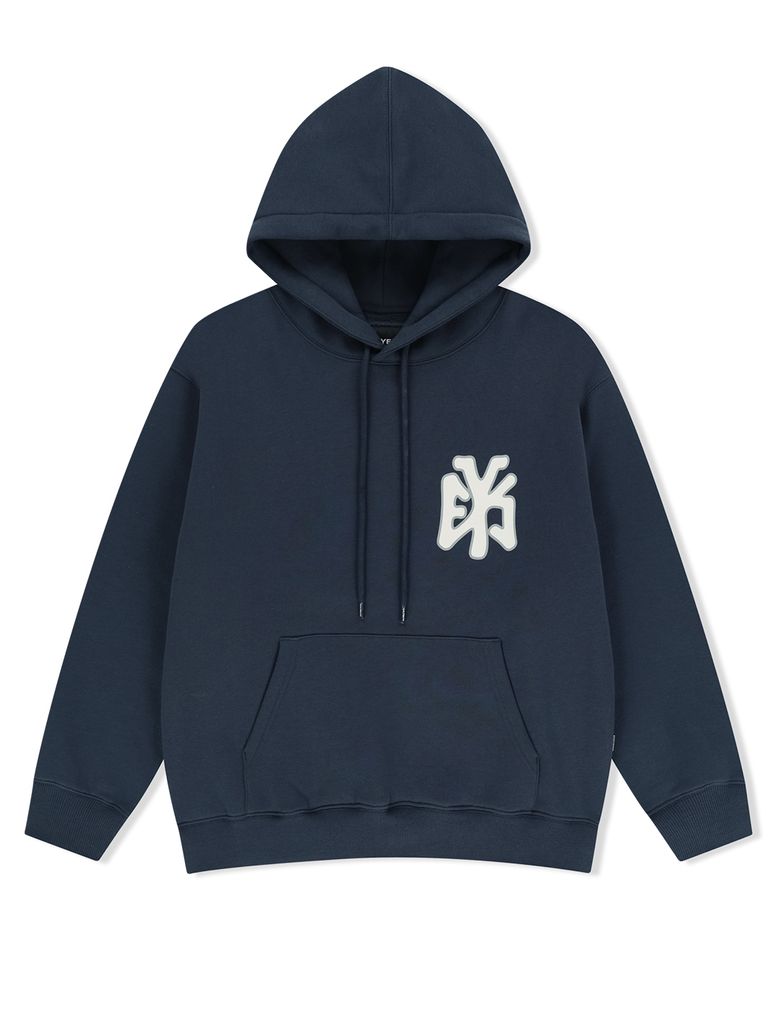 Y.E.S Athlete Logo Hoodie Light Navy