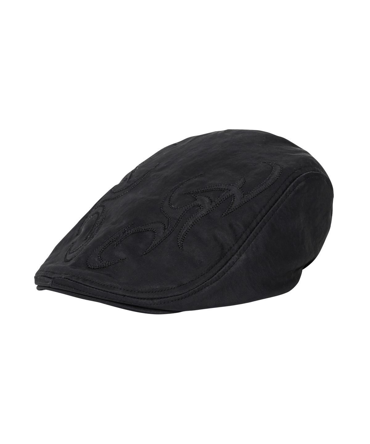아조바이아조(AJOBYAJO) Tribal Logo Nylon Flat Cap [BLACK]