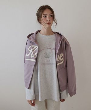 [THE H] 클래식 후드집업_Lavender