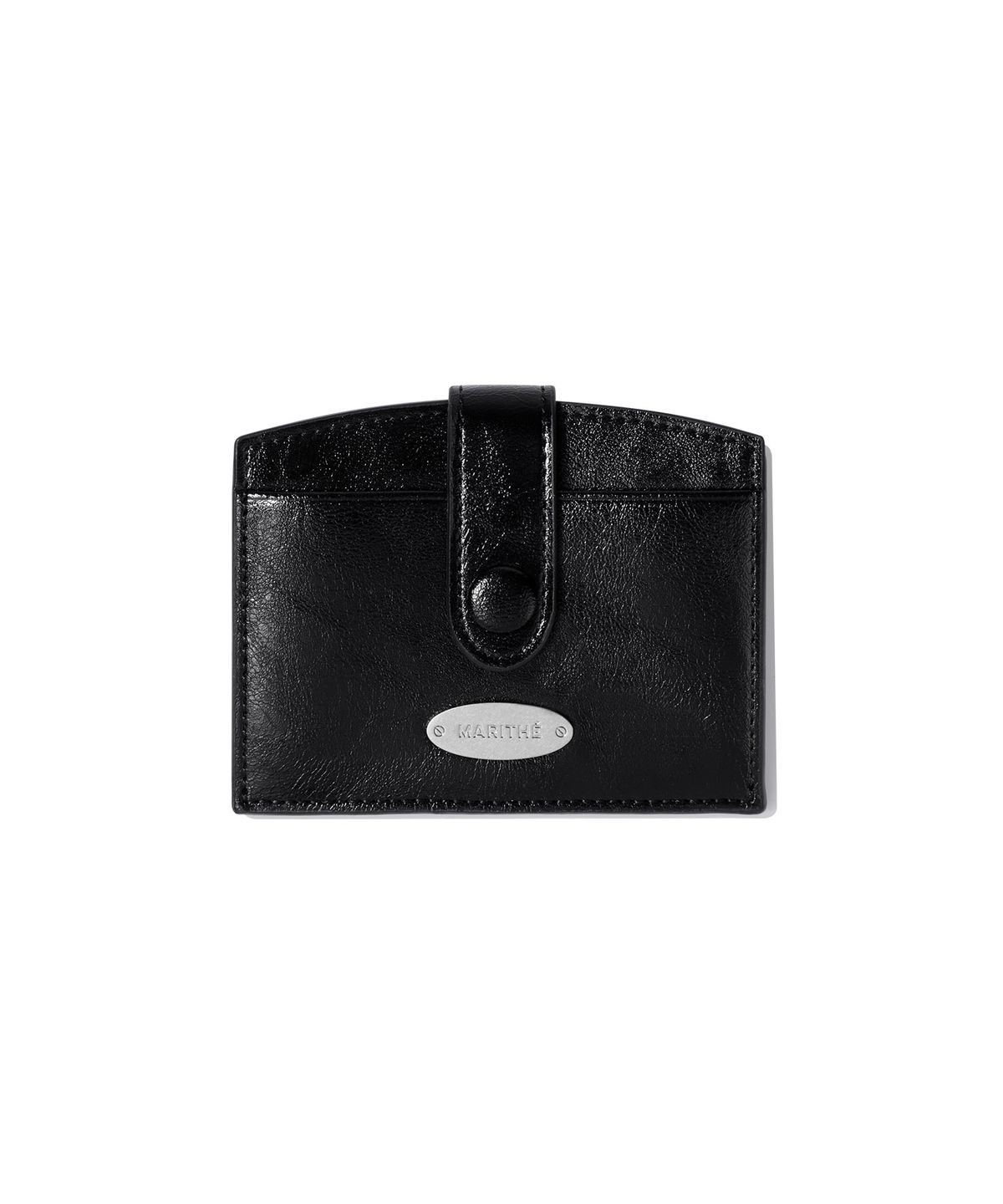 마리떼 프랑소와 저버(MARITHÉ + FRANҪOIS GIRBAUD) REGULAR LOGO STRAP WALLET black