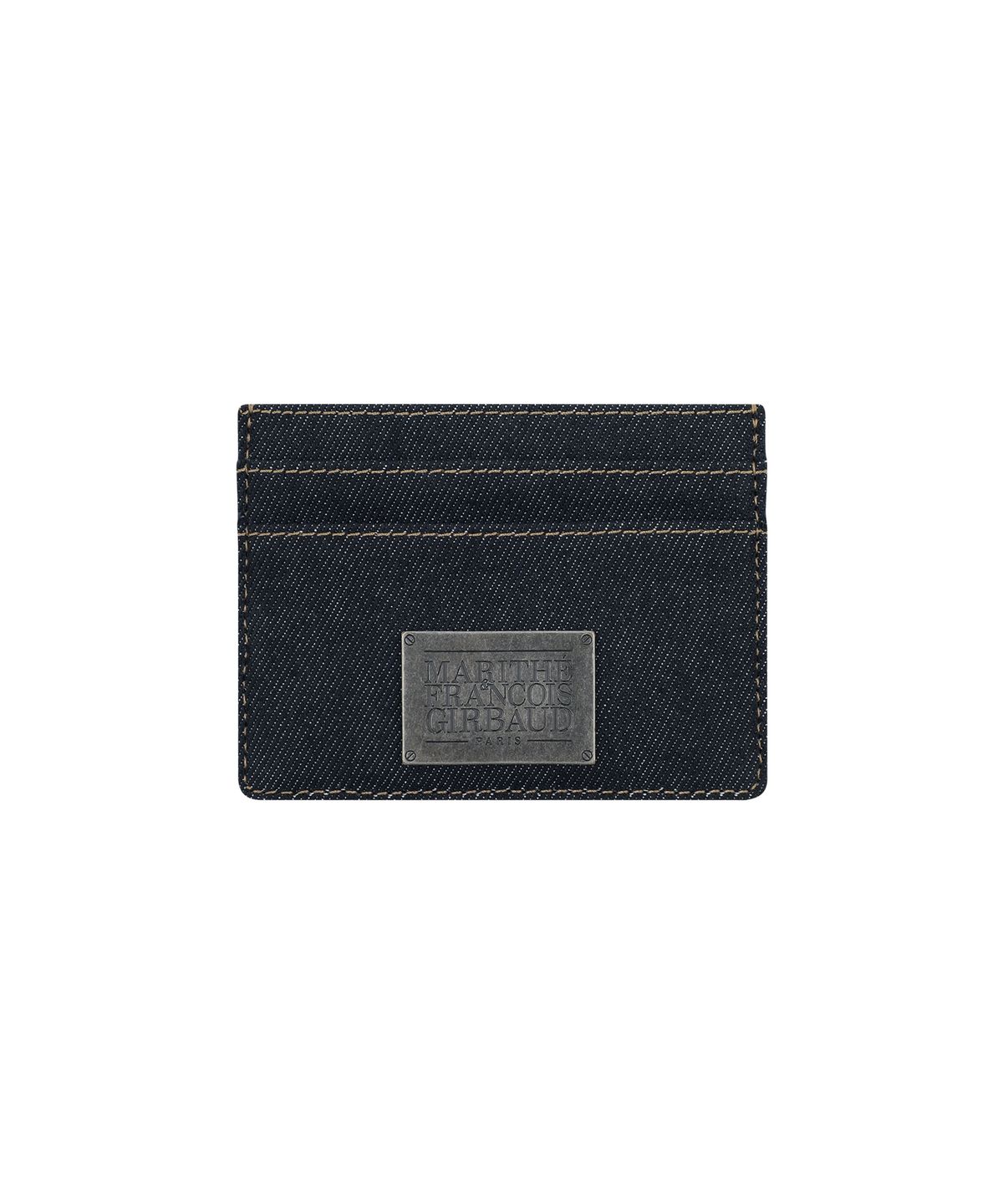 마리떼 프랑소와 저버(MARITHÉ + FRANҪOIS GIRBAUD) CLASSIC LOGO CARD WALLET indigo