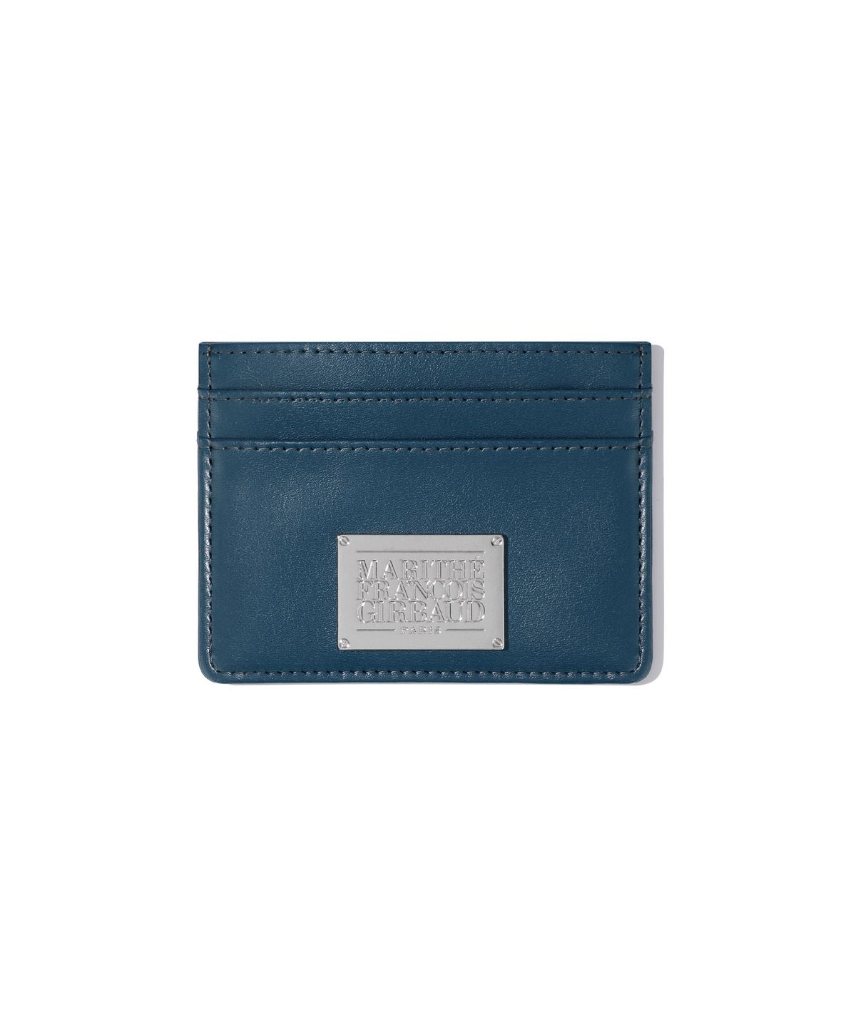 마리떼 프랑소와 저버(MARITHÉ + FRANҪOIS GIRBAUD) CLASSIC LOGO CARD WALLET blue