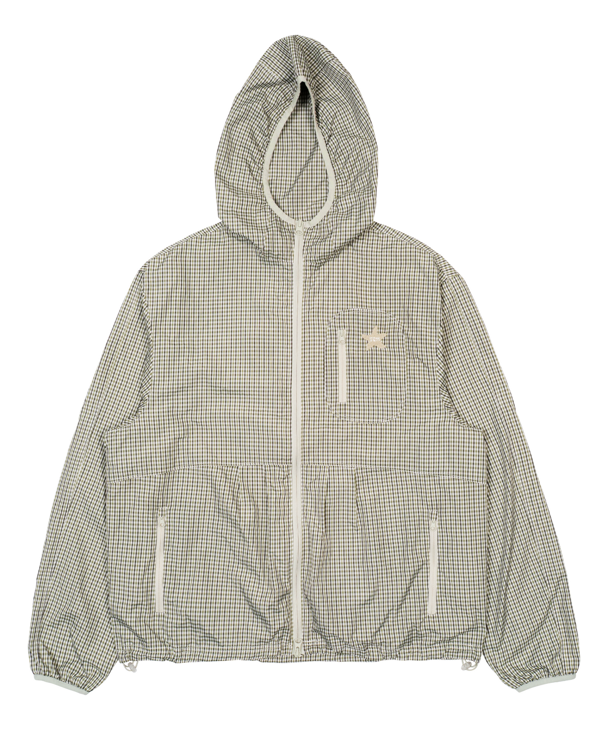 더콜디스트모먼트(THE COLDEST MOMENT) TCM starfish mini check windstopper (green)