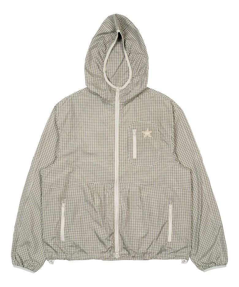 TCM starfish mini check windstopper (green)